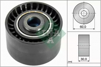 WILMINK GROUP wg1252940 -  Паразитный / Ведущий ролик, зубчатый ремень